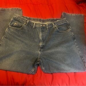 Wrangler Men's Relaxed Fit Blue Jeans 44 X 30